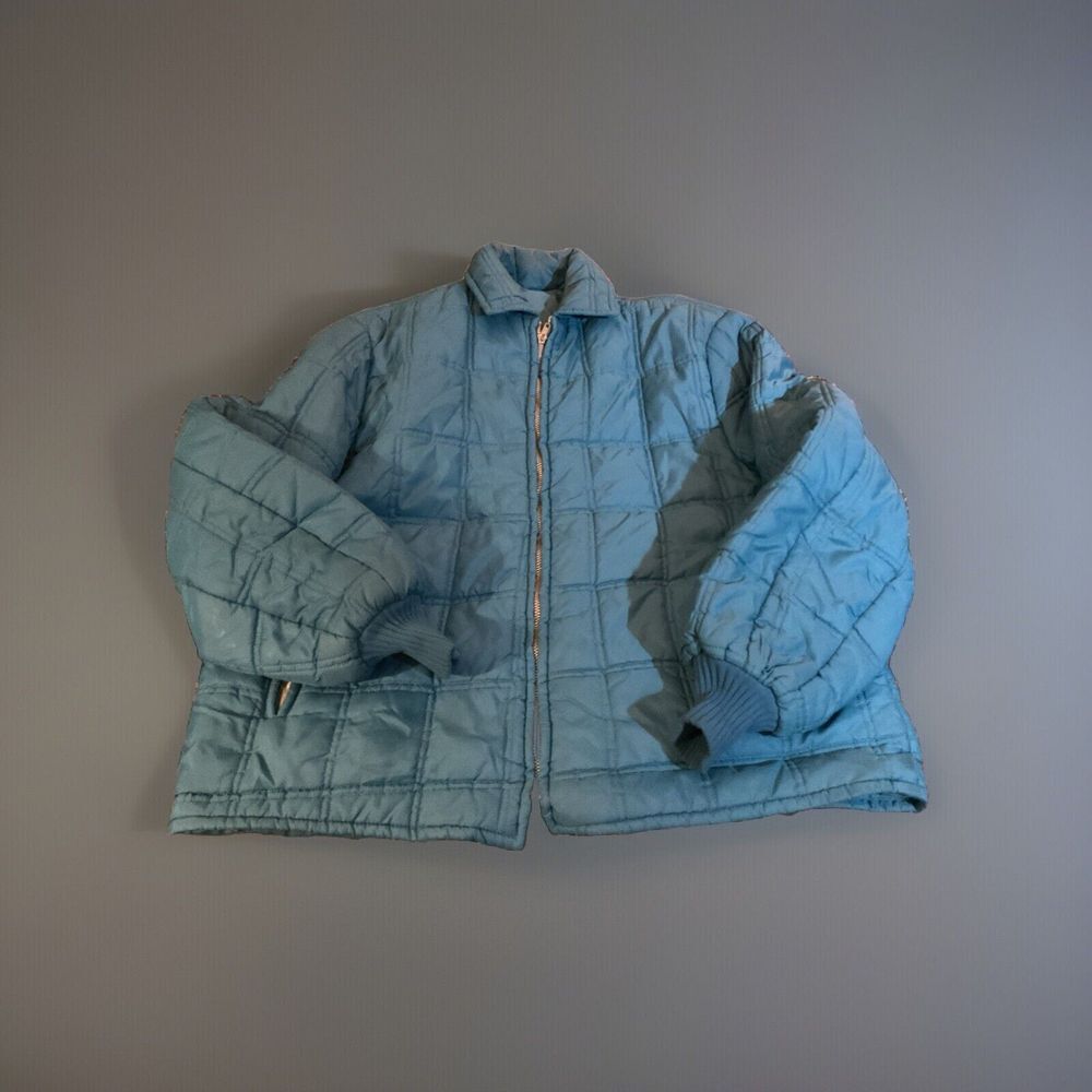 Unbranded Blue Puffy Jacket No‎ hood Large